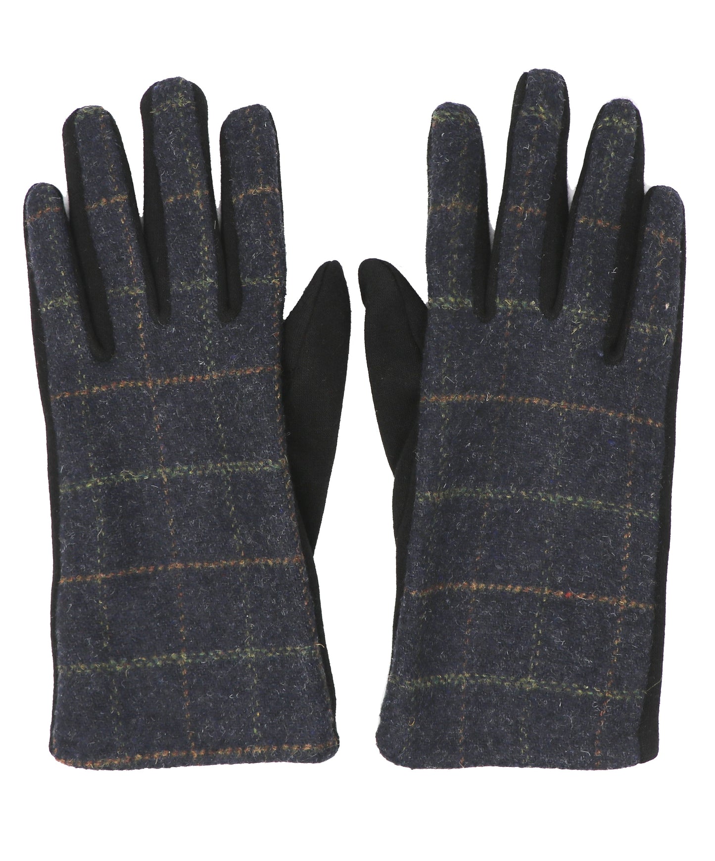 Mens Traditional Tartan gloves, One Size, Touchscreen Compatible