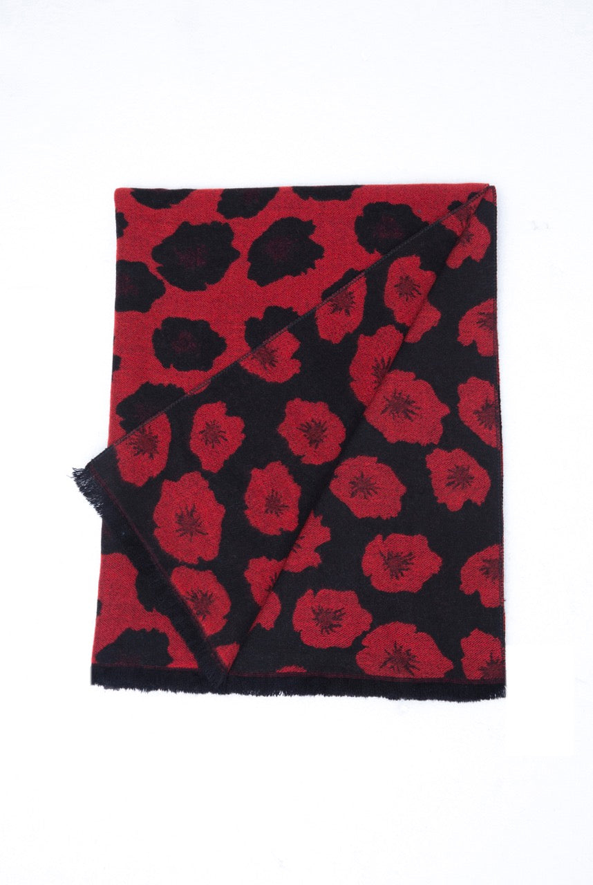 Supersoft Poppy Scarves