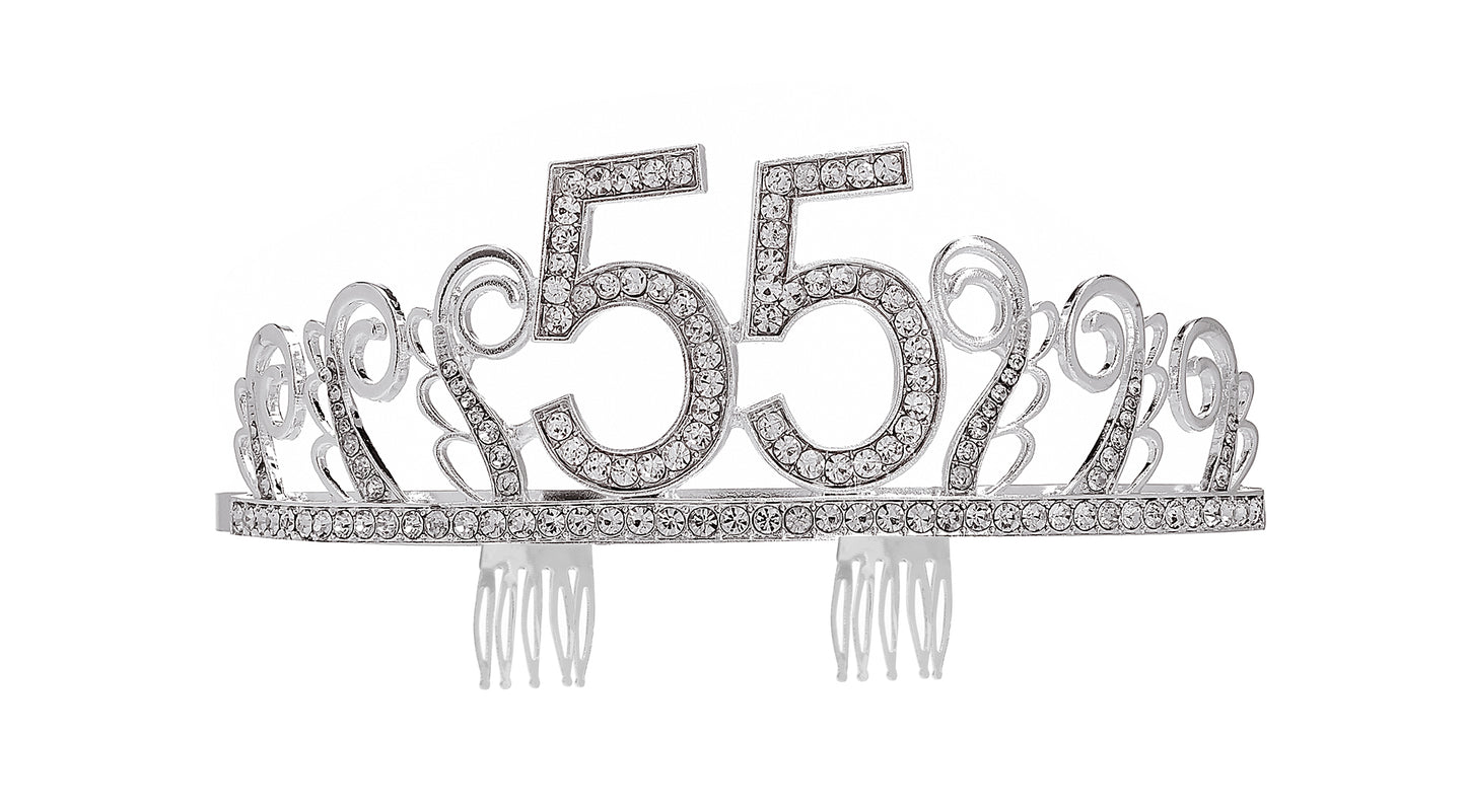 Diamanté Birthday Crown, 18-90 One Size