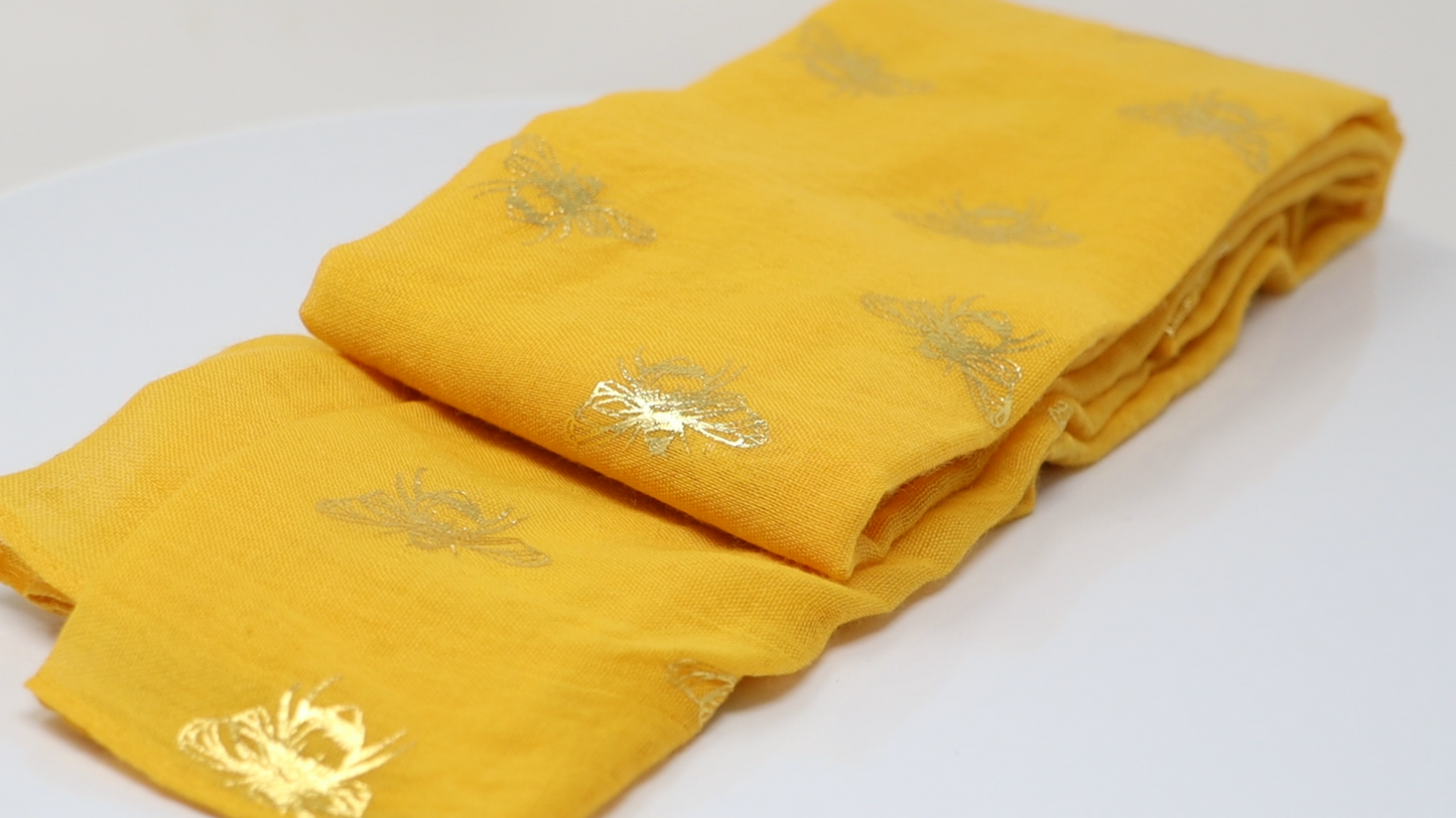 Bee print Fashion Scarf