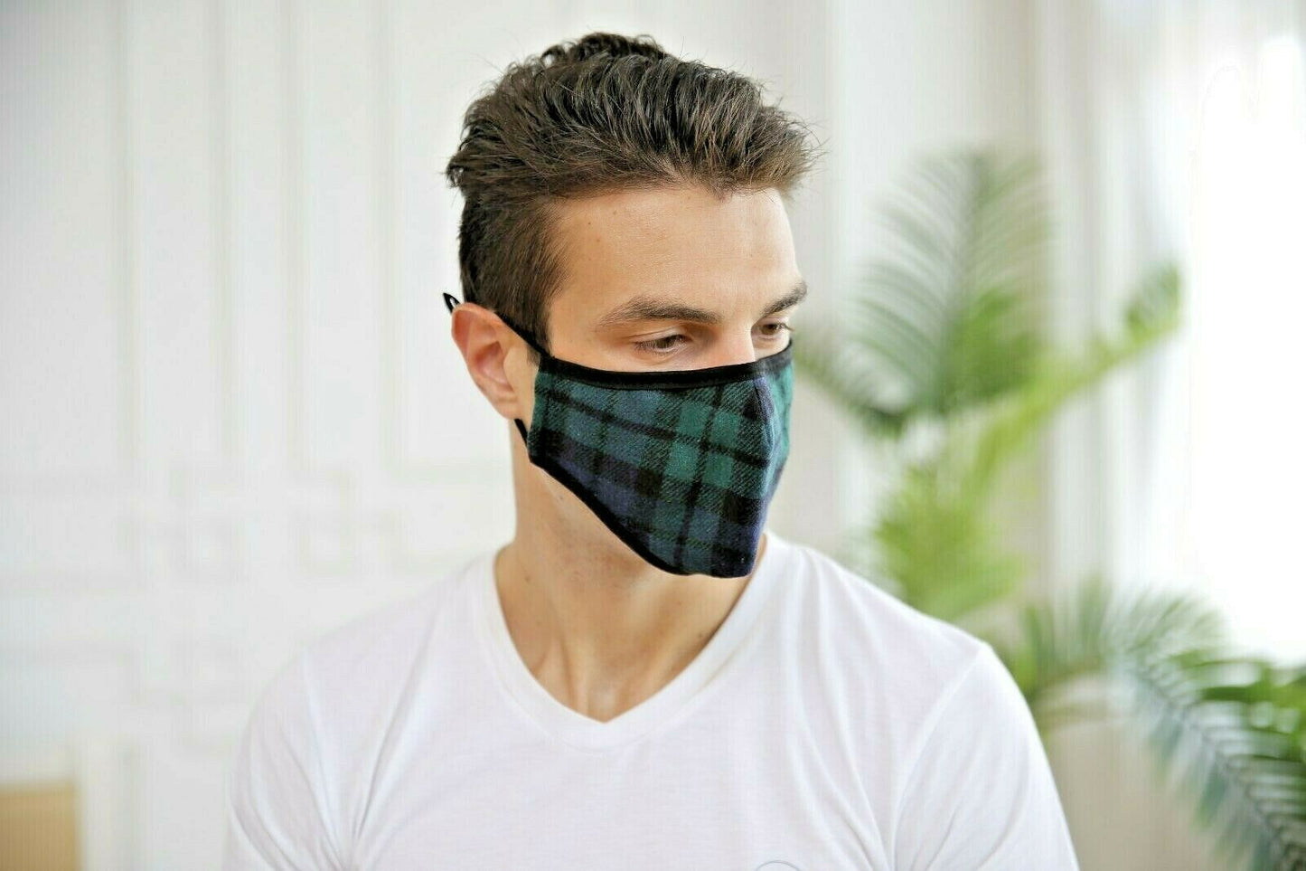 Traditional Breathable Tartan Face Mask
