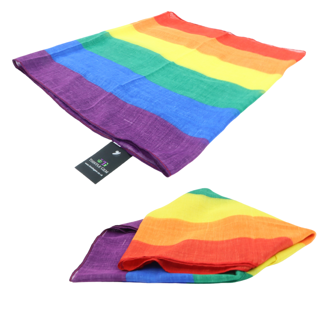 Pride LGBTQ+ Lightweight Rainbow Scarf