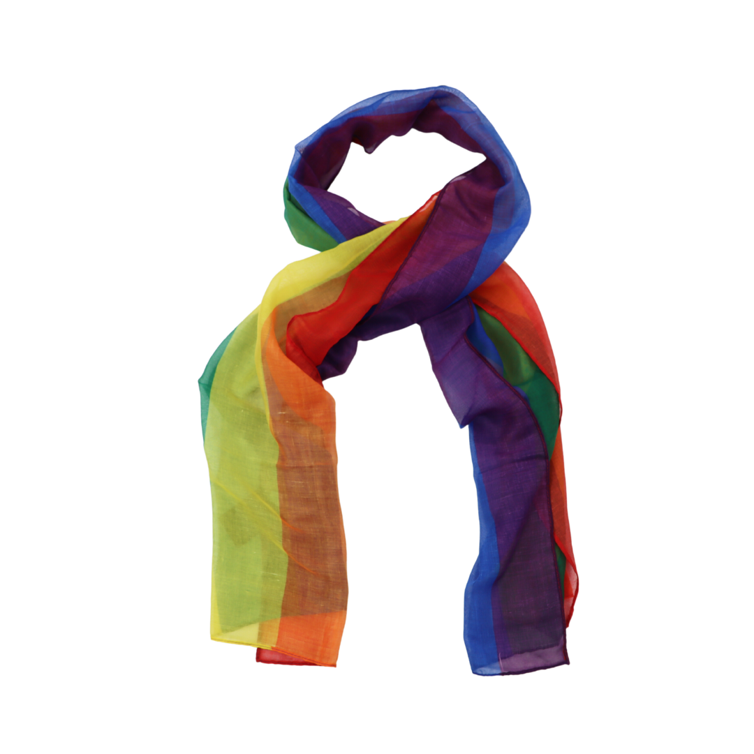 Pride LGBTQ+ Lightweight Rainbow Scarf
