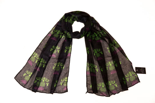 Lightweight Thistle Scarf