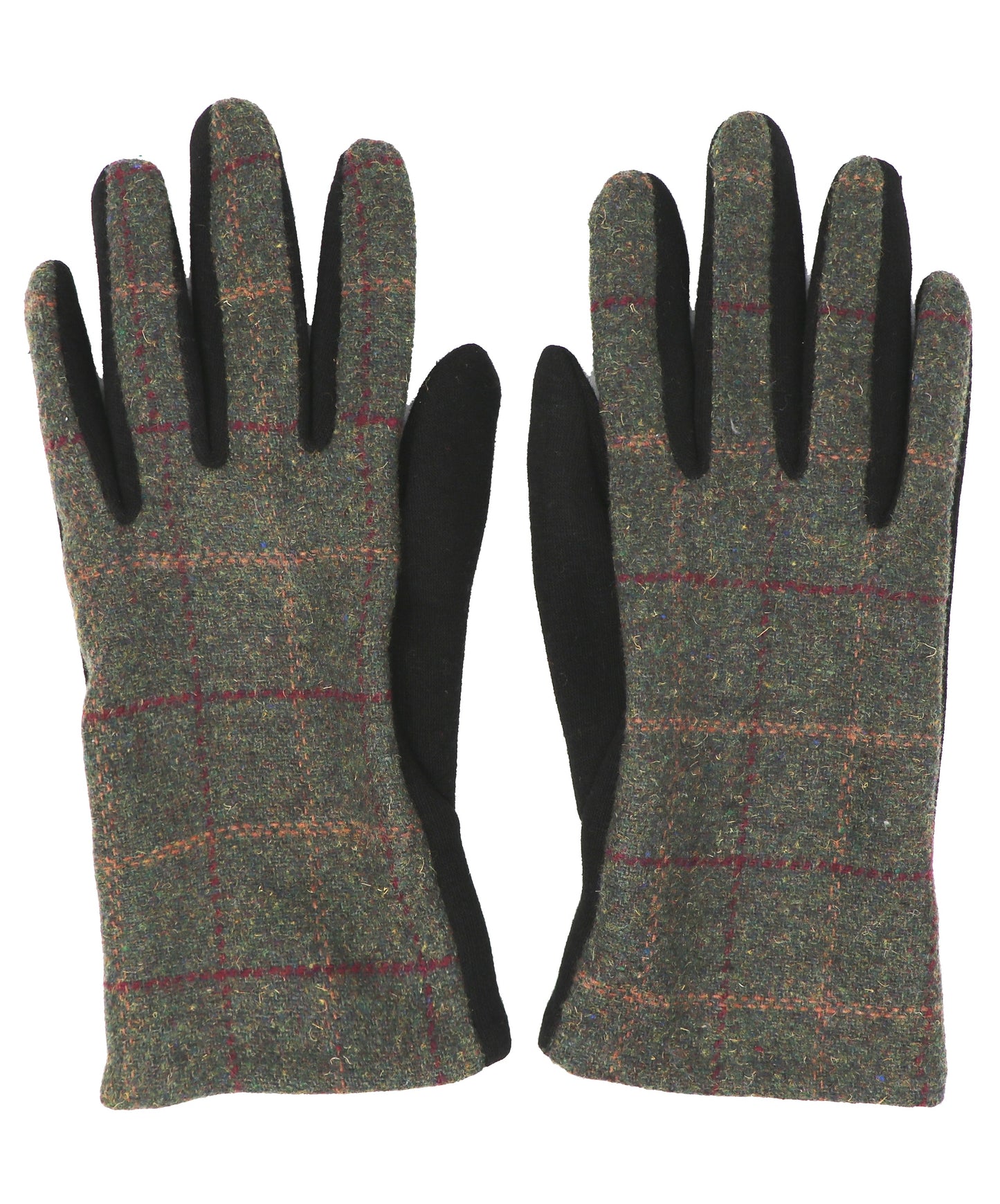 Mens Traditional Tartan gloves, One Size, Touchscreen Compatible