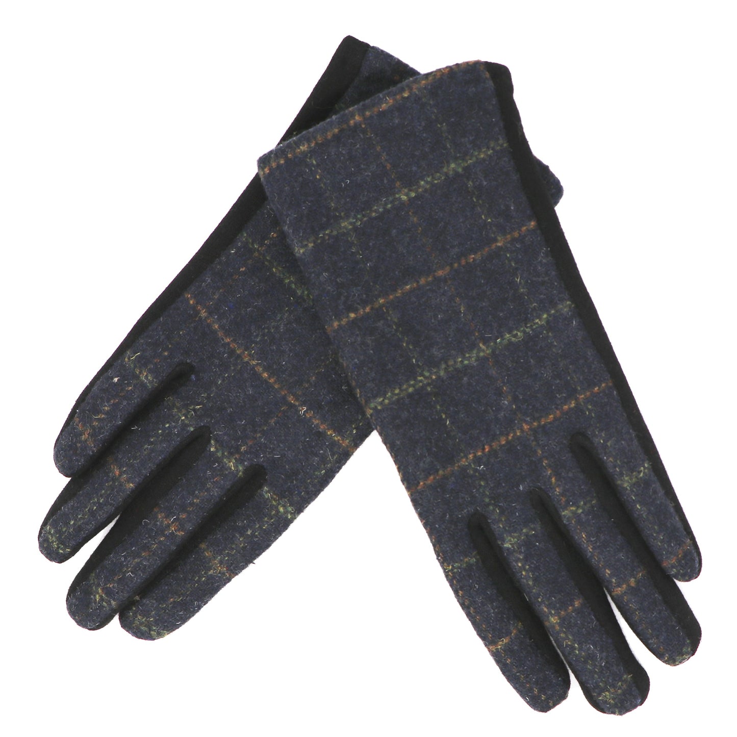 Mens Traditional Tartan gloves, One Size, Touchscreen Compatible