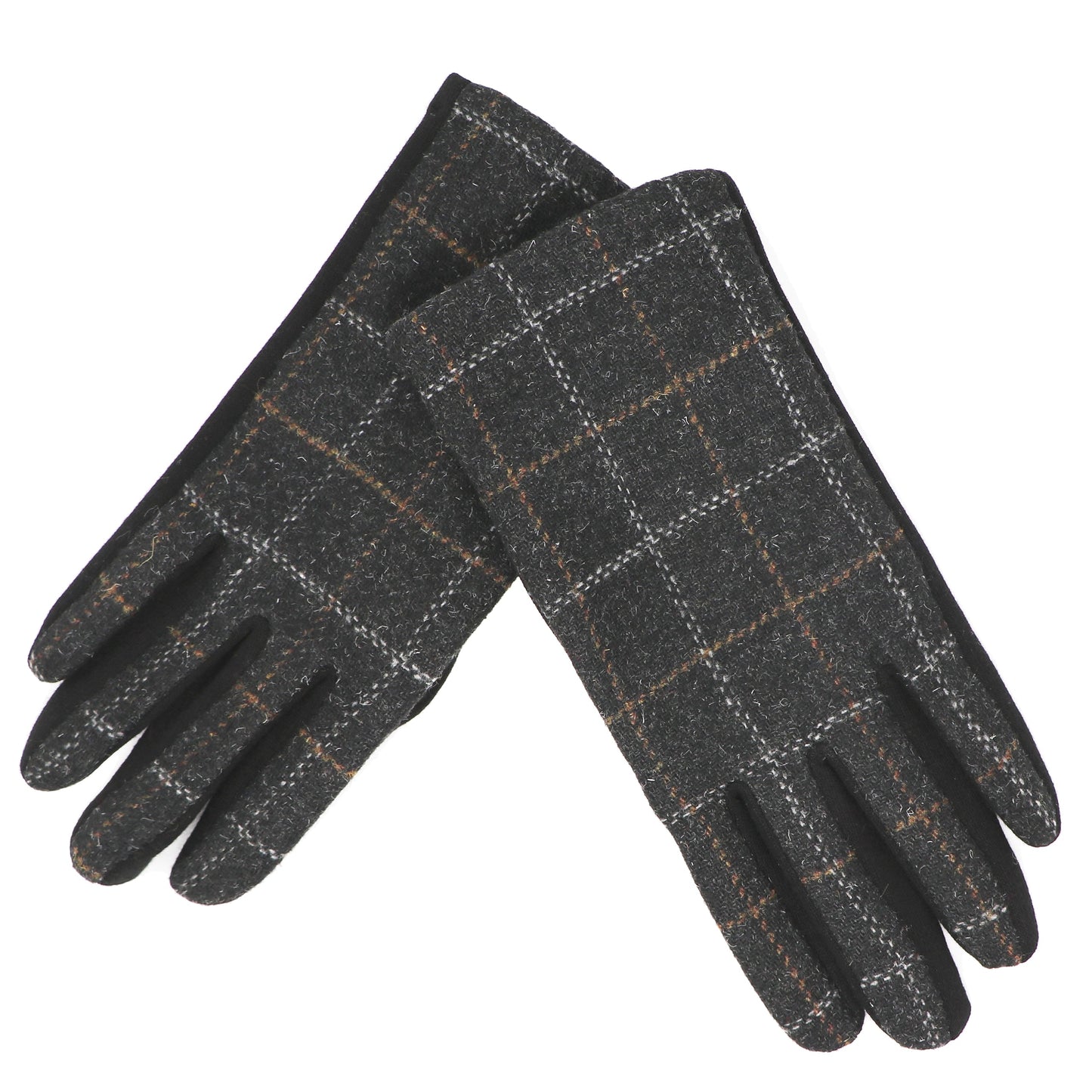 Mens Traditional Tartan gloves, One Size, Touchscreen Compatible