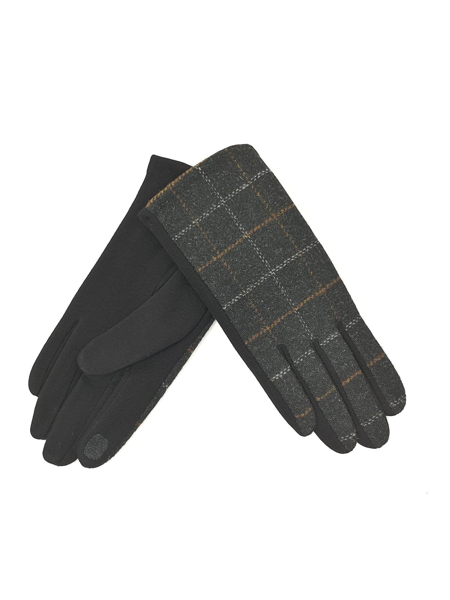 Mens Traditional Tartan gloves, One Size, Touchscreen Compatible