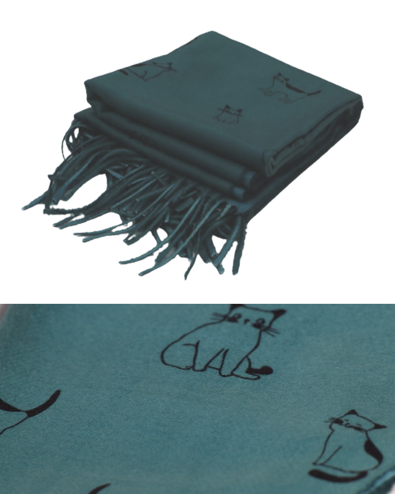 Supersoft Cat Scarves (With Tassels)