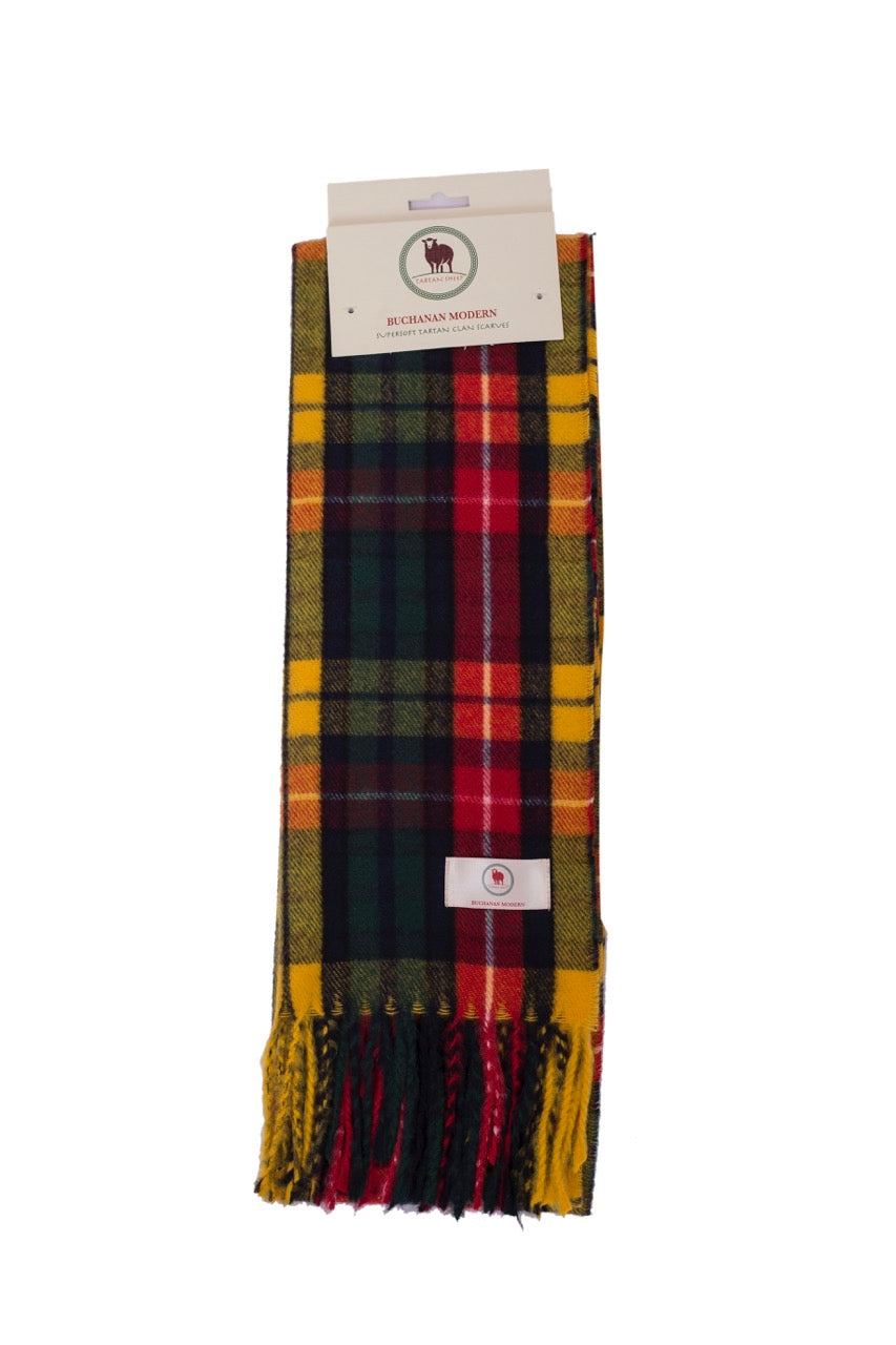 Tartan Clan Scarves A-L (unisex)