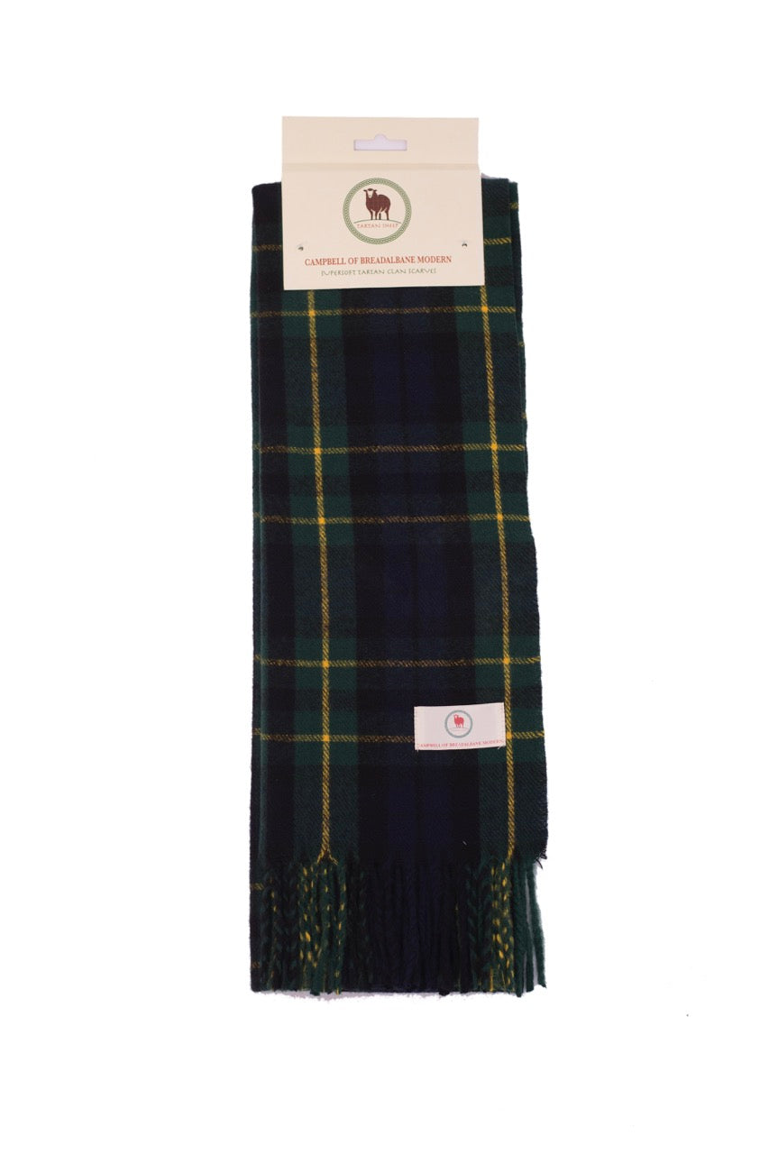 Tartan Clan Scarves A-L (unisex)