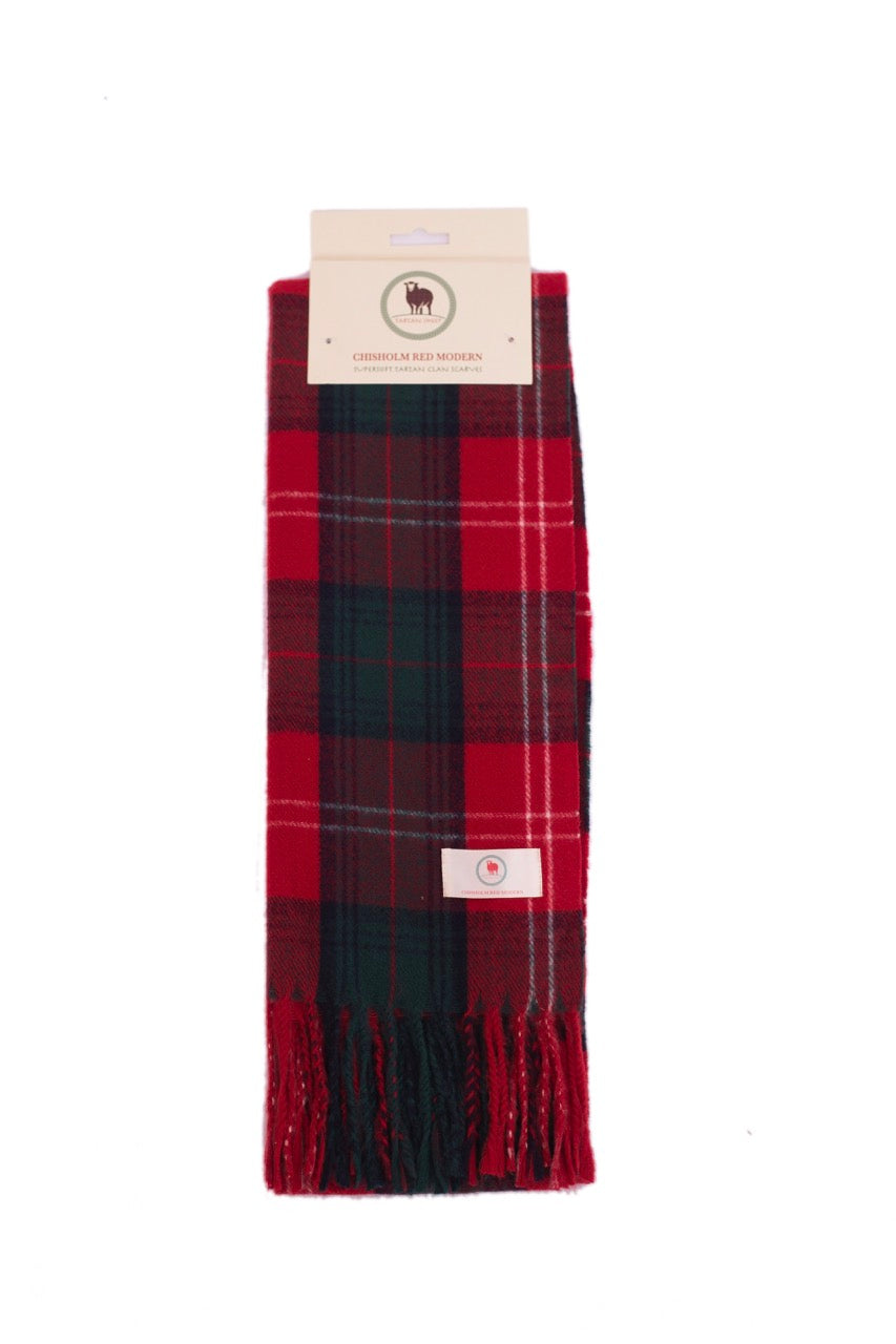 Tartan Clan Scarves A-L (unisex)