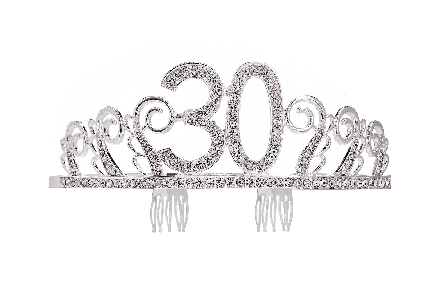 Diamanté Birthday Crown, 18-90 One Size