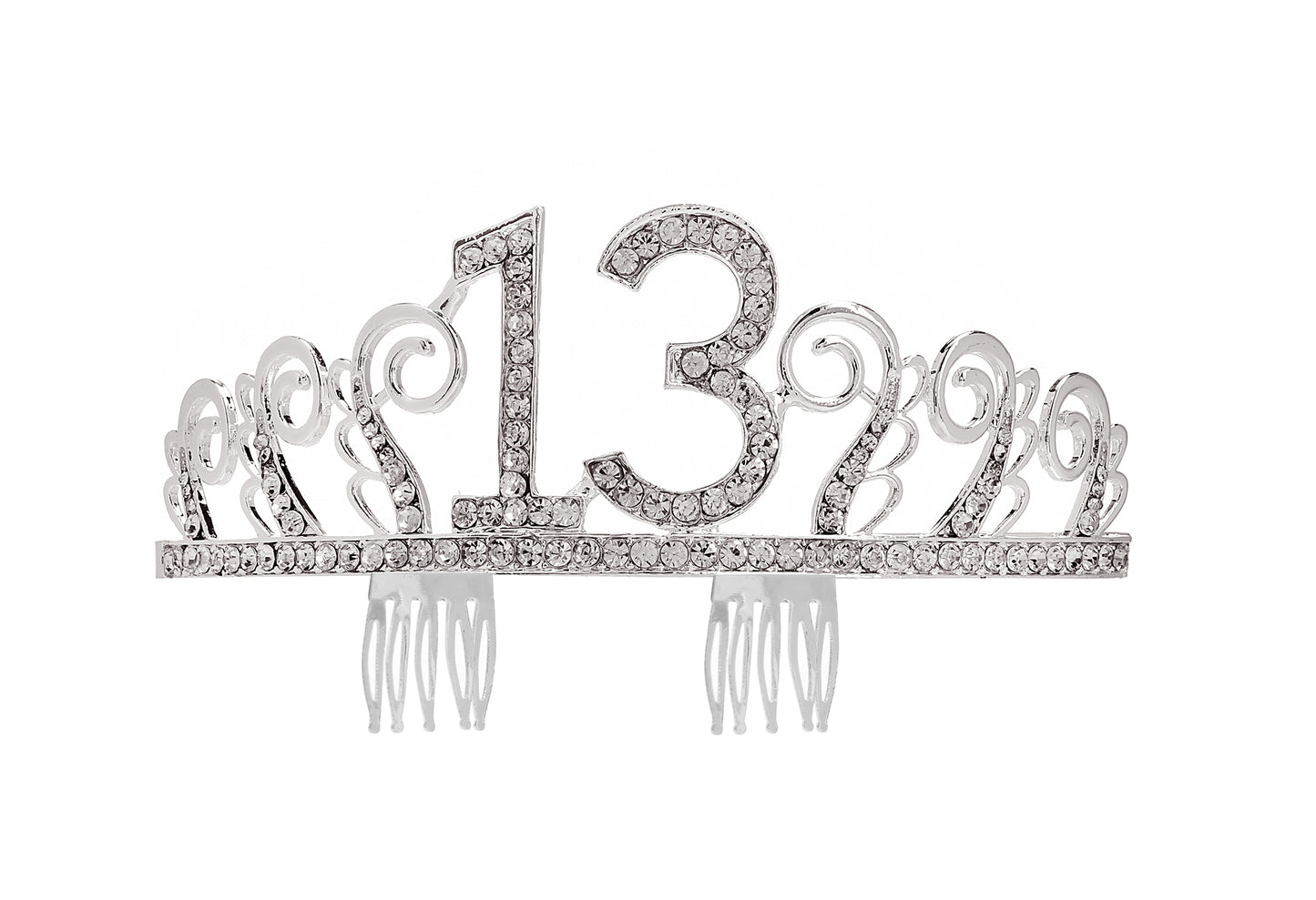 Diamanté Birthday Crown, 18-90 One Size