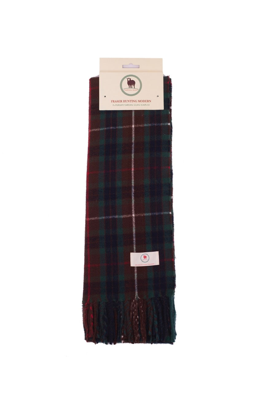 Tartan Clan Scarves A-L (unisex)