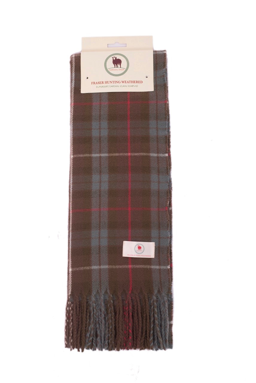 Tartan Clan Scarves A-L (unisex)