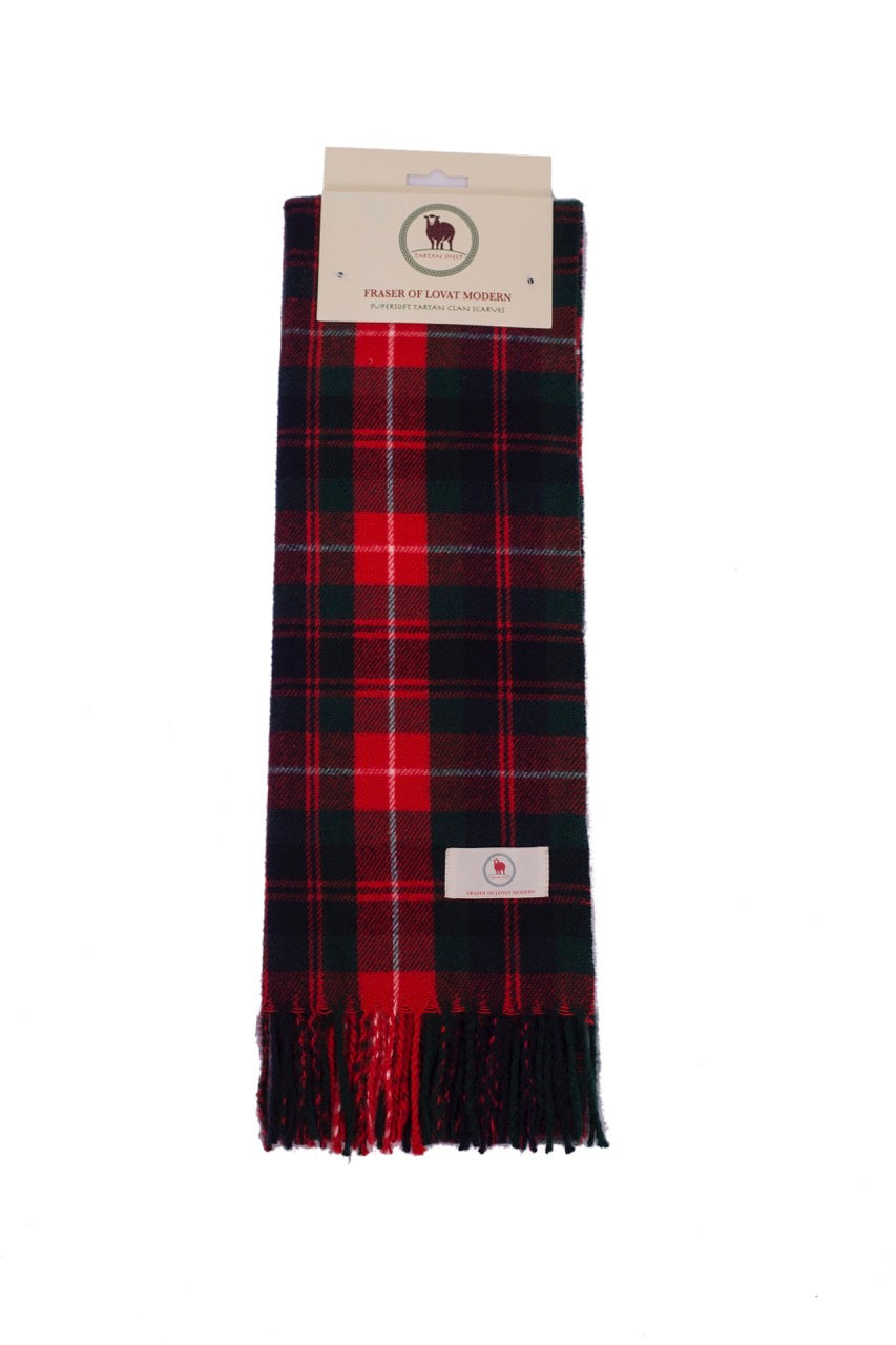 Tartan Clan Scarves A-L (unisex)