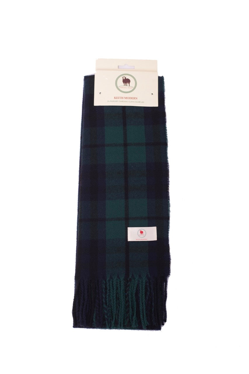 Tartan Clan Scarves A-L (unisex)