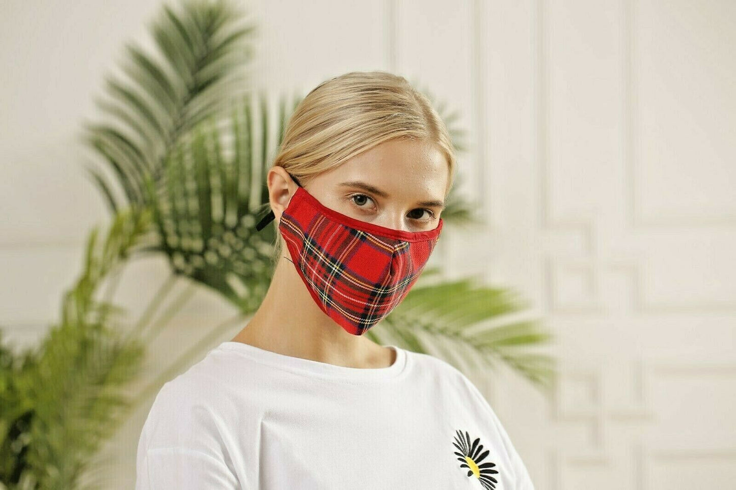 Traditional Breathable Tartan Face Mask