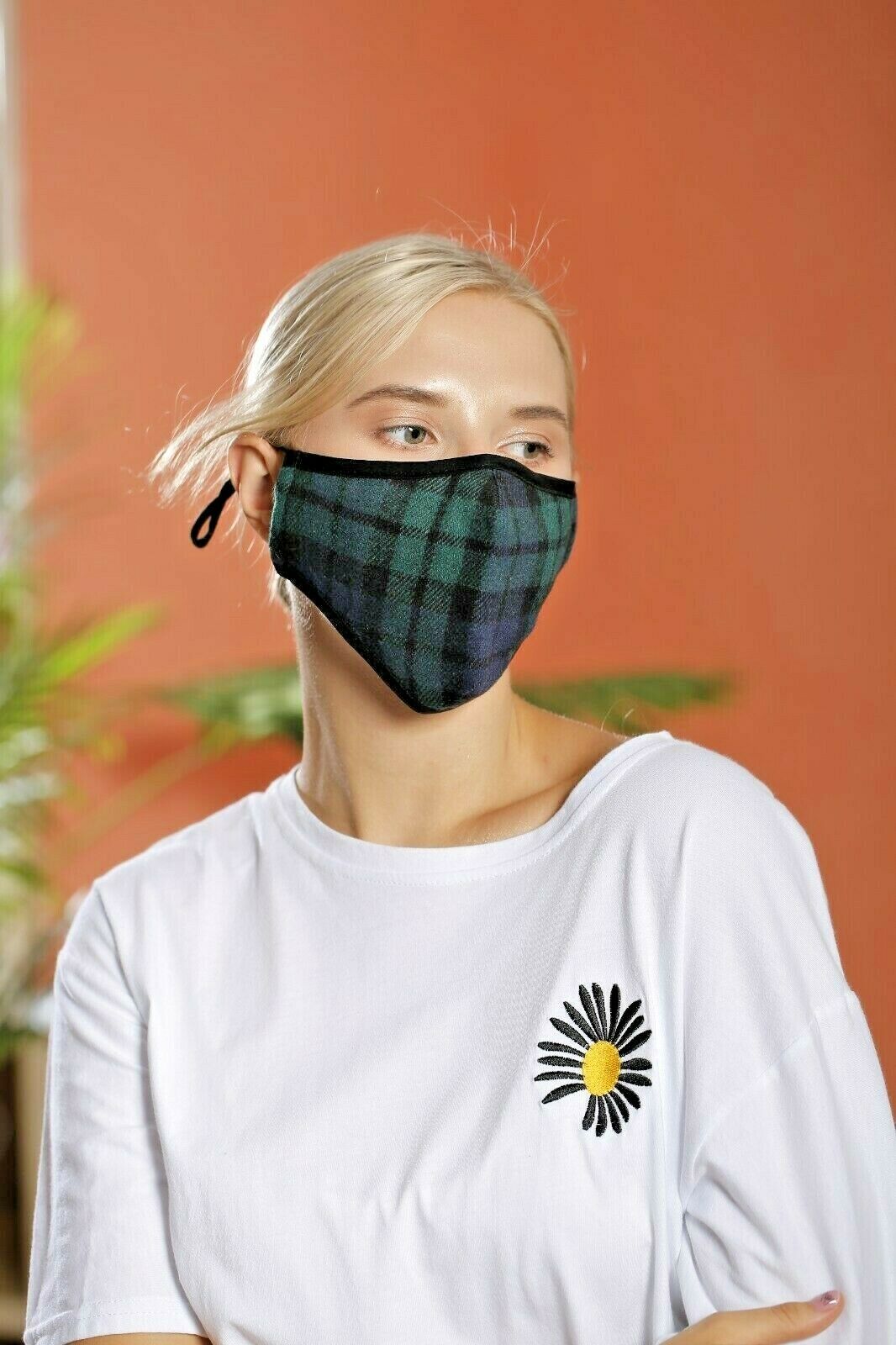 Traditional Breathable Tartan Face Mask