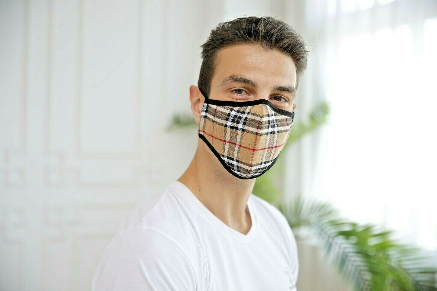 Traditional Breathable Tartan Face Mask