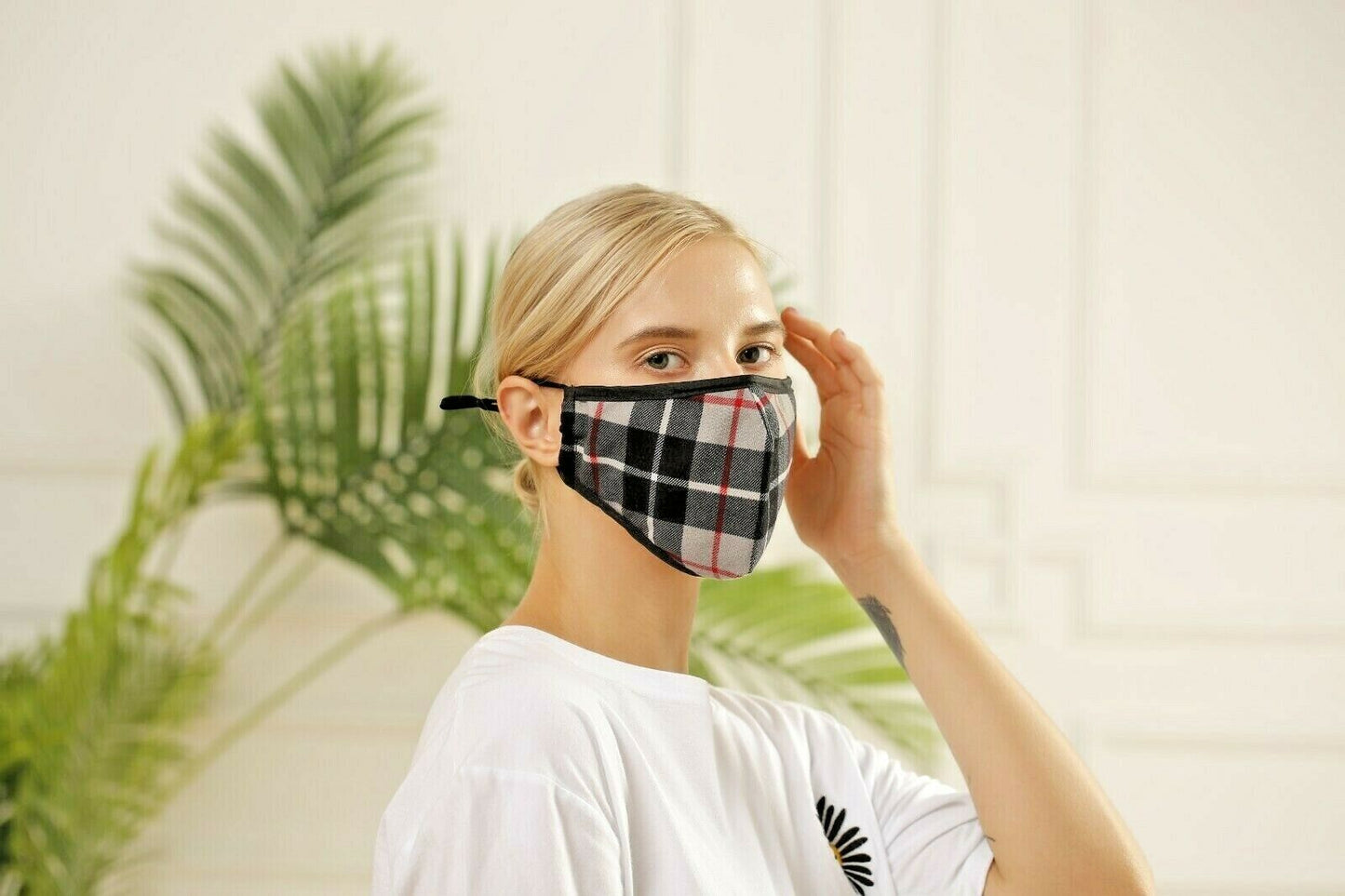 Traditional Breathable Tartan Face Mask